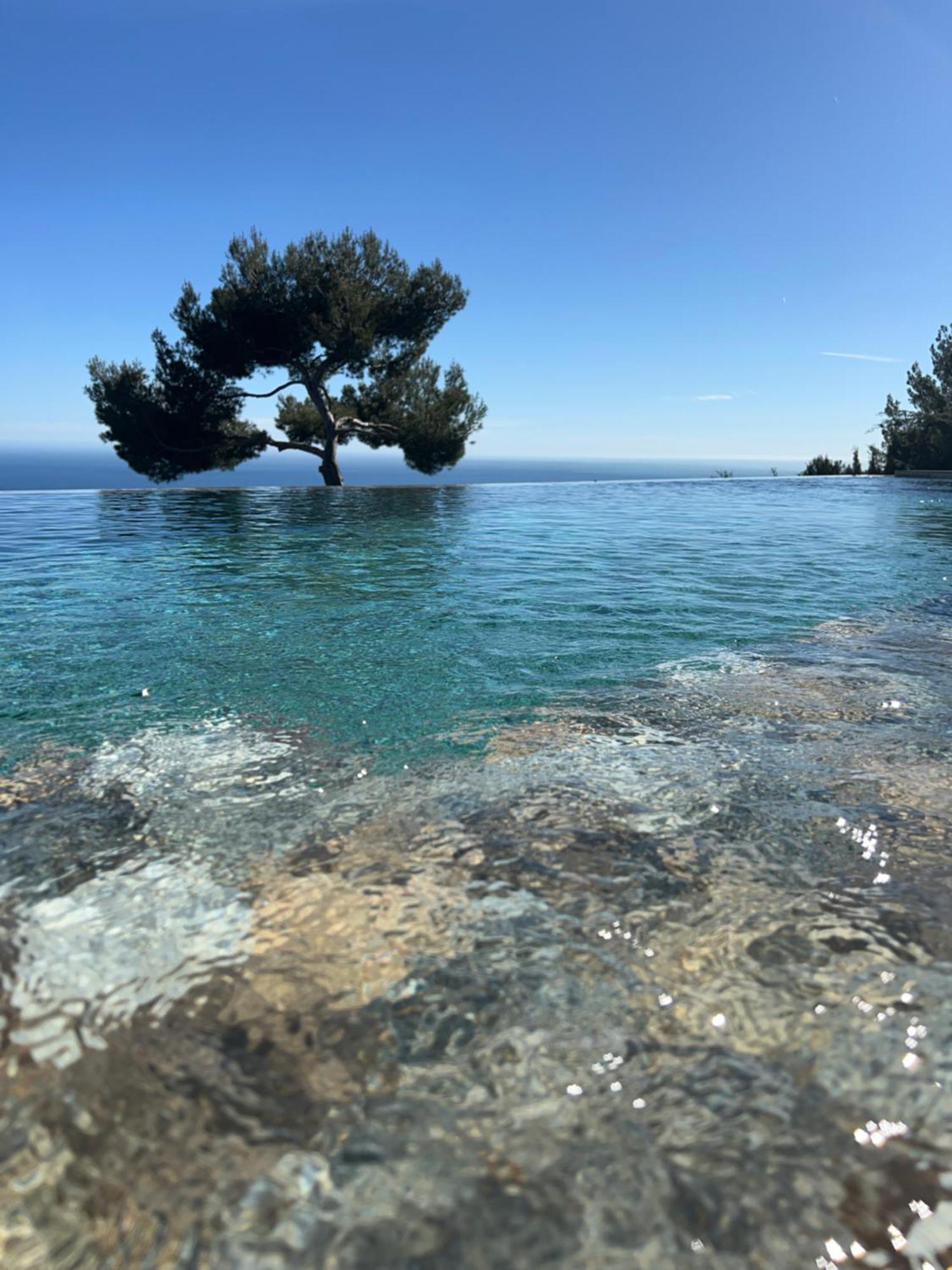 Eze - Appartement Dans Bas De Villa Avec Piscine Pres De Monaco Екстер'єр фото