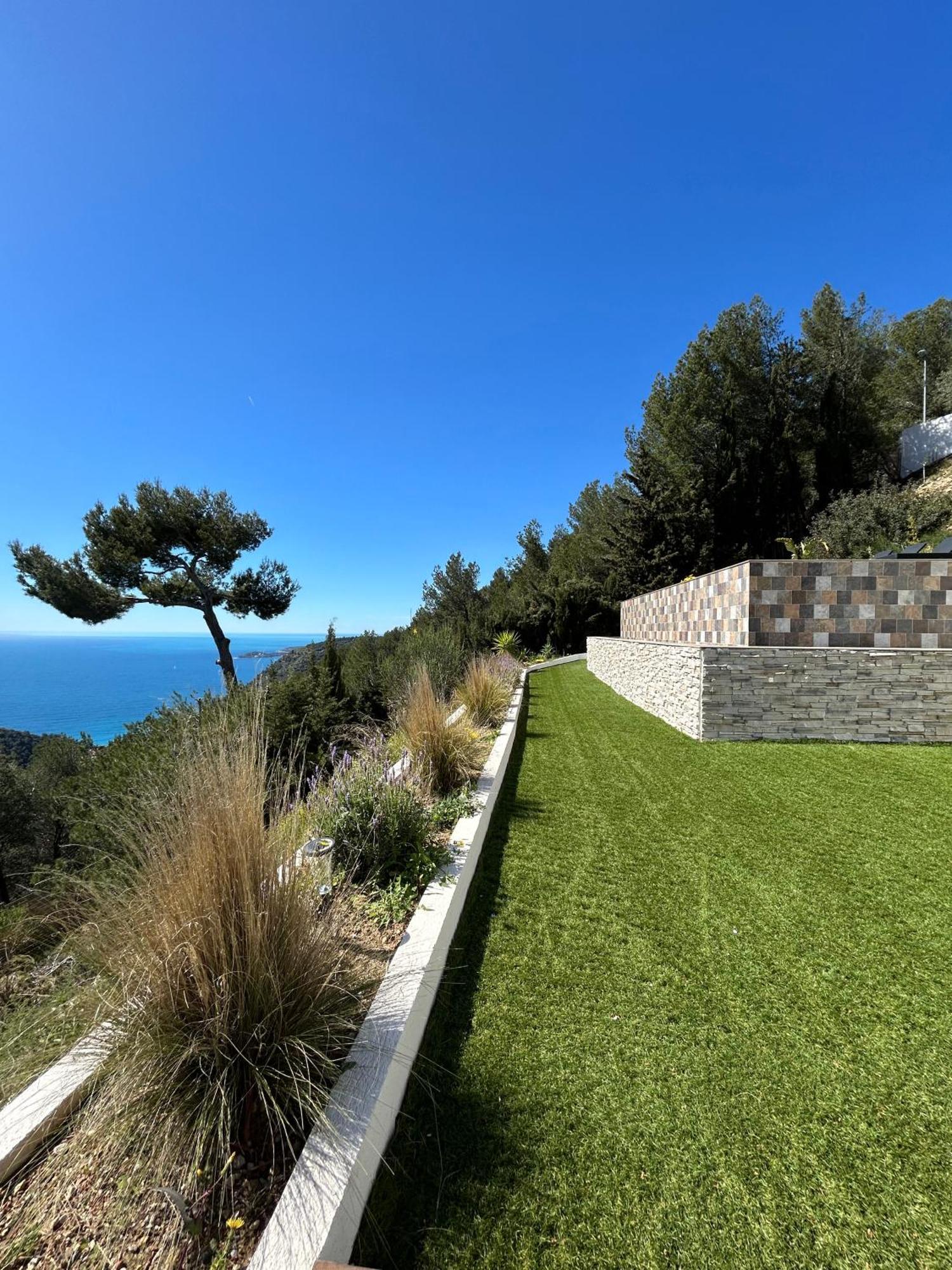 Eze - Appartement Dans Bas De Villa Avec Piscine Pres De Monaco Екстер'єр фото